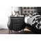Baxton Studio Erin Modern and Contemporary Black Faux Leather Upholstered Nightstand 120-6442 - alternate 4